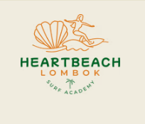 Heartbeach Lombok Surf Academy Logo